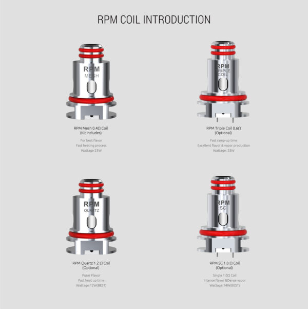SMOK RPM Replacement Coils - 5pcs/pack