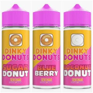 Dinky Donuts Range 100ml Shortfill  70/30 VG/PG