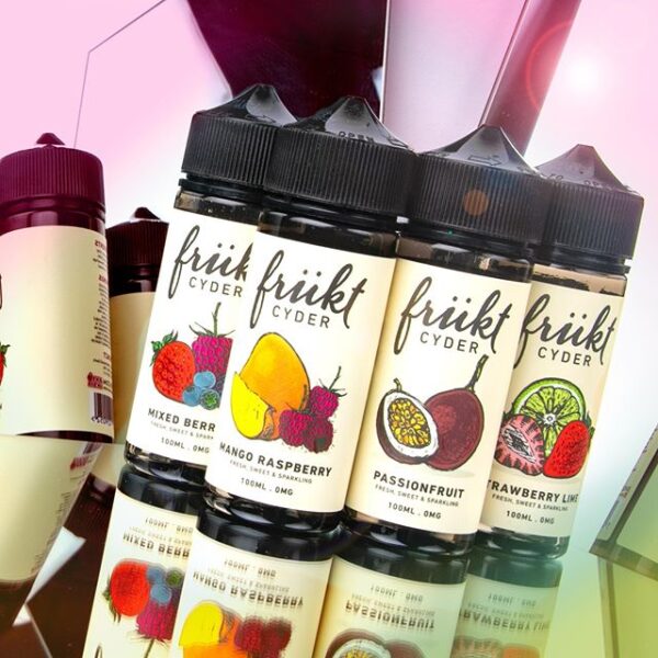 Frukt Cyder E-Liquid 100ml Shortfill  70/30 VG/PG