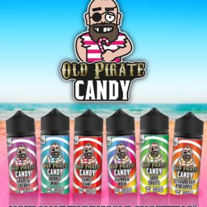 Old Pirate E-Liquid 100ml Shortfill - Candy Series  70/30 VG/PG