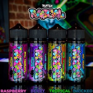 Puffin Rascal 100ml Shortfill E-Liquid  70/30 VG/PG