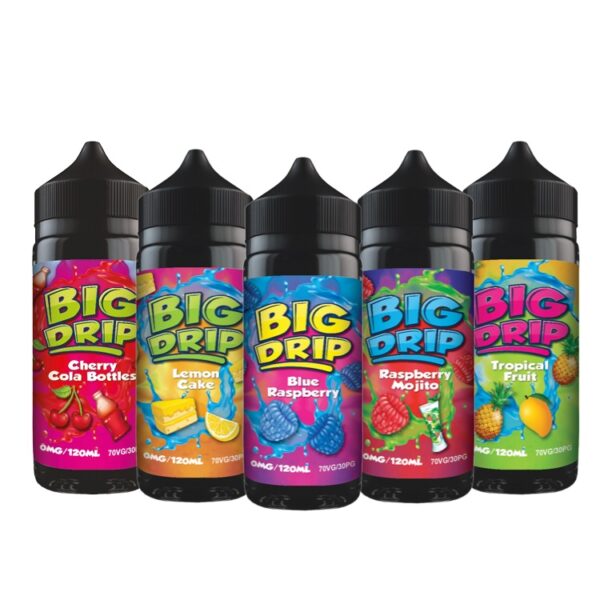 Big Drip E-Liquid Range 100ml Shortfill | By Doozy Vape  70/30 VG/PG