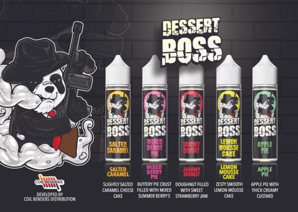 Dessert Boss 50ml Shortfill by Coil Benders  70/30 VG/PG