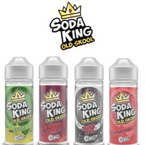 Soda King Old Skool 100ml E-Liquid Shortfill  70/30 VG/PG