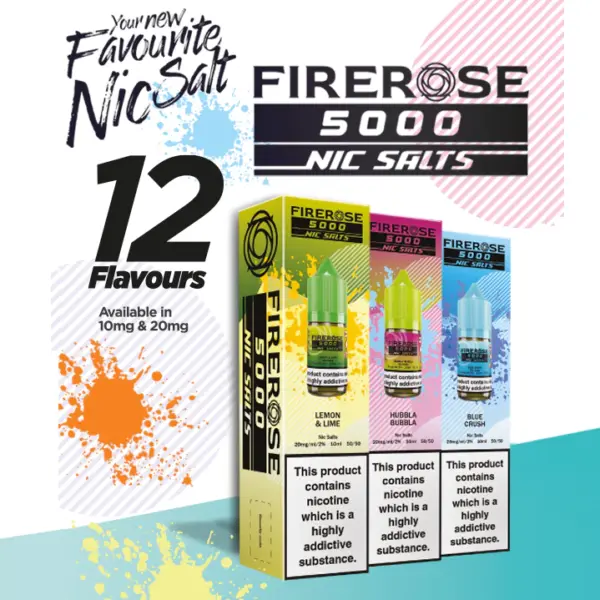 Elux Firerose 5000 Nic Salts 10ml - 10MG