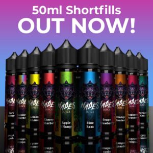 Hades E Liquid Range 50ml Shortfill | Best Seller | £4.99 ONLY  70/30 VG/PG