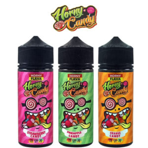 Horny Candy Range 100ml shortfill  70/30 VG/PG