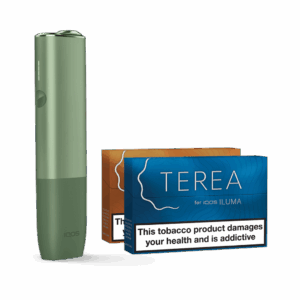 IQOS ILUMA ONE Starter Kit | Moss Green | Free (2 Pack) of TEREA Sticks