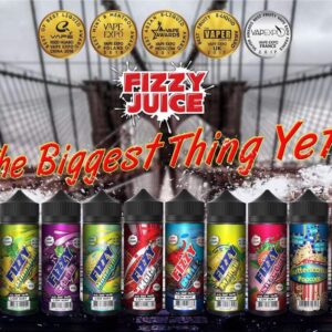 Fizzy E Liquid 100ml shortfill by Mohawk & Co.  70/30 VG/PG
