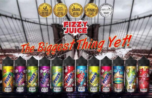 Fizzy E Liquid 100ml shortfill by Mohawk & Co.  70/30 VG/PG