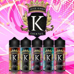 Juice Kings 100ml Shortfill | Cocktail Range  70/30 VG/PG