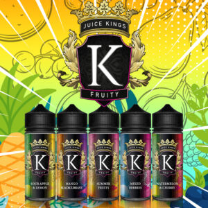 Juice Kings 100ml Shortfill | Fruity Range  70/30 VG/PG
