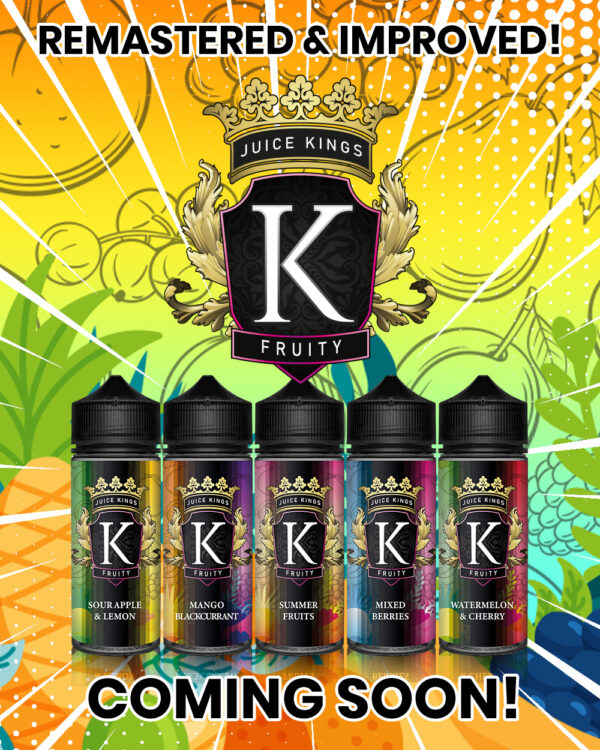 Juice Kings 100ml Shortfill | Fruity Range  70/30 VG/PG
