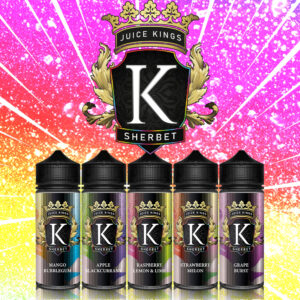 Juice Kings 100ml Shortfill | Sherbet Range  70/30 VG/PG