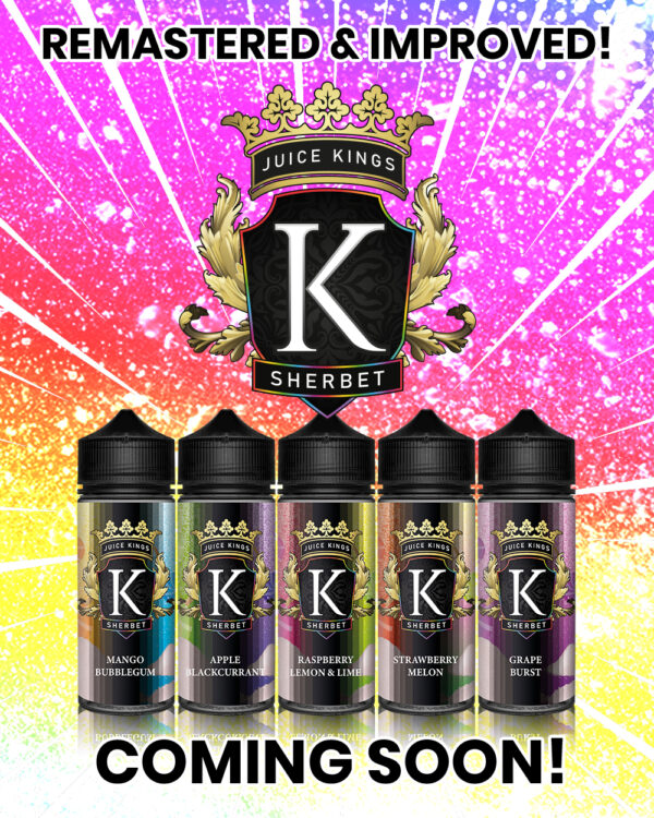 Juice Kings 100ml Shortfill | Sherbet Range  70/30 VG/PG