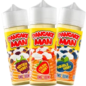 Pancake Man 100ml E-Liquid Shortfill 70/30 VG/PG
