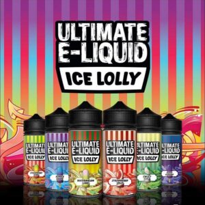 Ultimate E Liquid Ice Lolly Range 100ml Shortfill  70/30 VG/PG