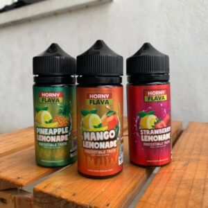 Horny E Liquid Lemonade 100ml Shortfill  70/30 VG/PG