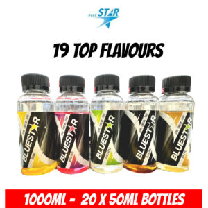 Bluestar E-Liquid 70/30 VG/PG 1000ml - 20 x 50ml | £9.99