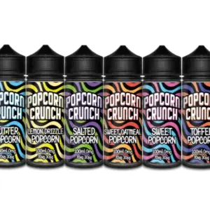 Popcorn Crunch 100ml E-Liquid Shortfill 70/30 VG/PG