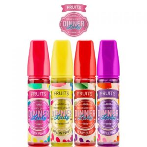 Dinner Lady 50ml Shortfill E-Liquid - Fruit Series  70/30 VG/PG