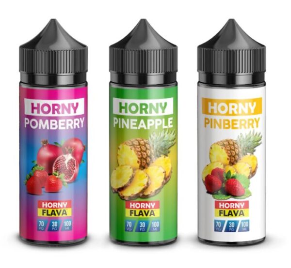Horny E Liquid 100ml Shortfill  70/30 VG/PG