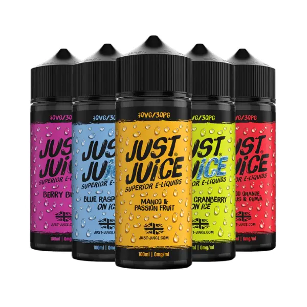 Just Juice 100ml E-Liquid Shortfill | Exotic | On Ice | Fusion Range  70/30 VG/PG