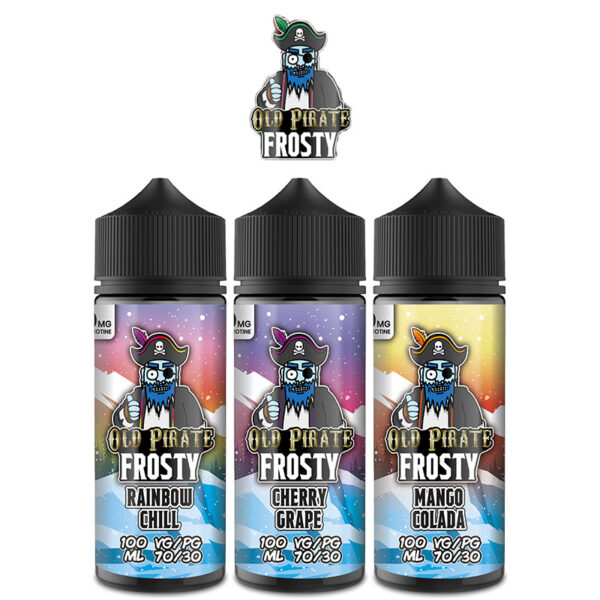Old Pirate E-Liquid 100ml Shortfill - Frosty Series  70/30 VG/PG