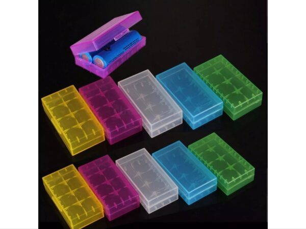 Plastic Storage Case for 18650 Battery