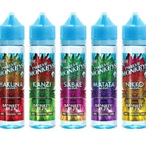 Twelve Monkey 50ml Ice Range  70/30 VG/PG