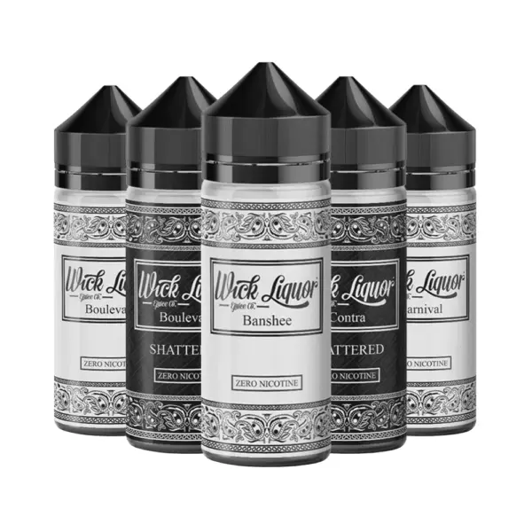 Wick Liquor 100ml Shortfill | Only £9.99  70/30 VG/PG