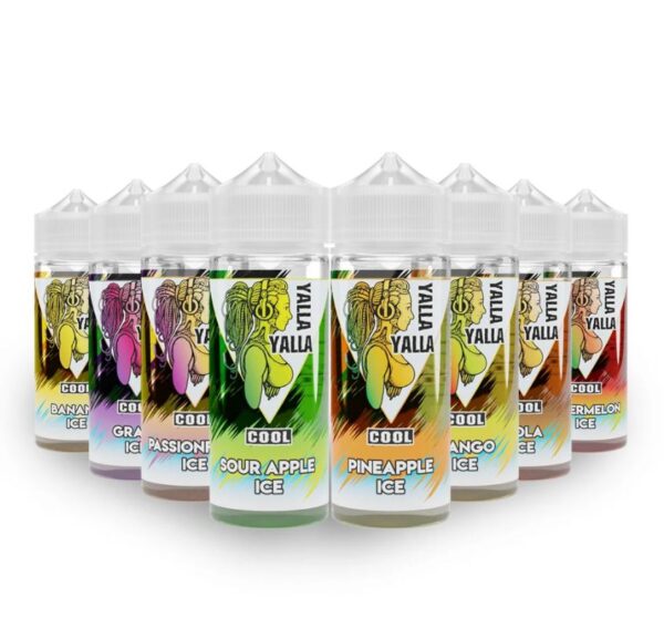 Yalla Yalla Cool E-liquid 100ml Shortfill by Ultimate Juice  70/30 VG/PG