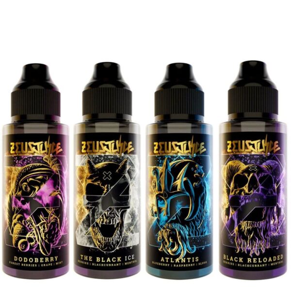 Zeus E-Liquid 100ml Shortfill | New Flavours in STOCK  70/30 VG/PG
