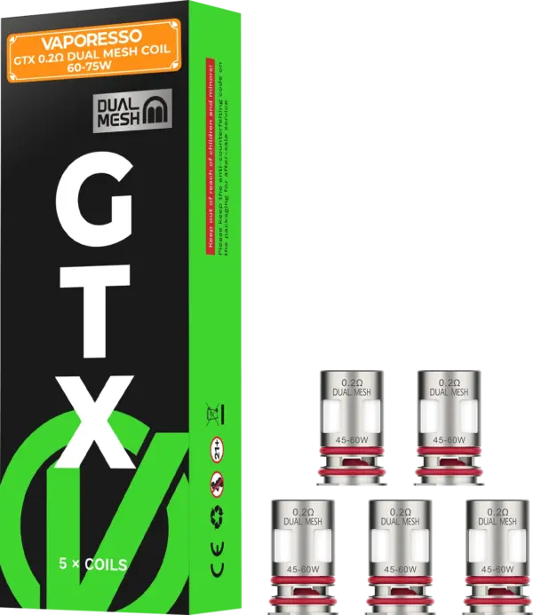 Vaporesso GTX Dual Mesh Coils 5-Pack