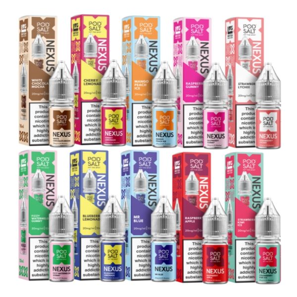 Pod Salt NEXUS Nic Salts 10ml 10mg bottle
