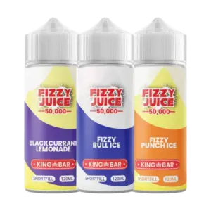 Fizzy Juice 50,000 100ml Shortfill Flavours Collection UK Vape Kings